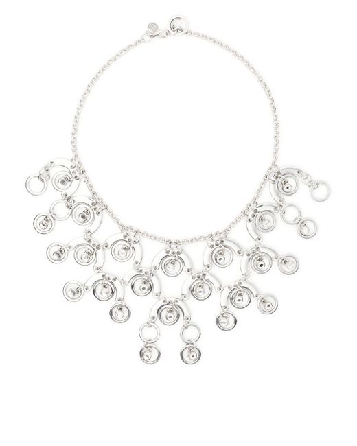 Paco Rabanne crystal-embellished collar necklace