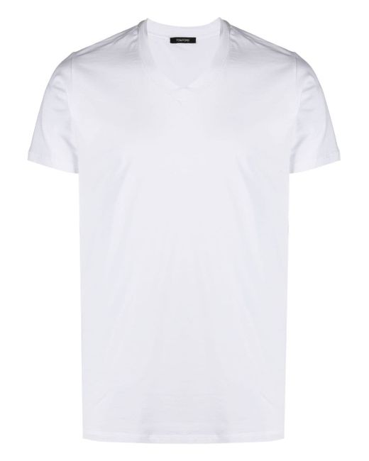 Tom Ford V-neck short-sleeved T-shirt