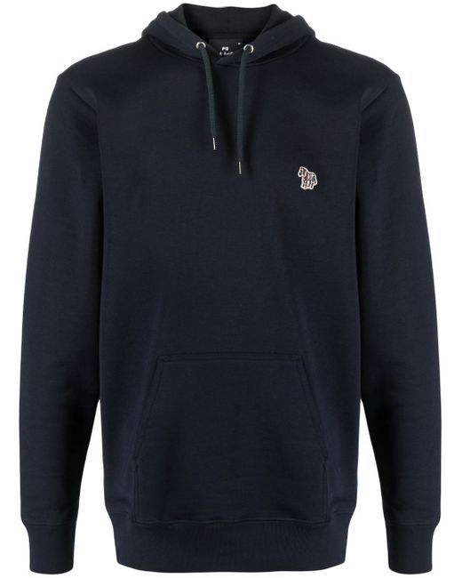 PS Paul Smith logo-patch long-sleeve hoodie