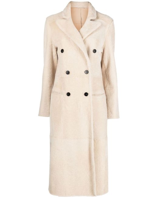 Liska merino wool double-breasted coat