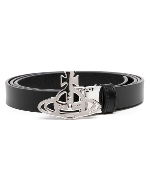 Vivienne Westwood Orb-buckle leather belt
