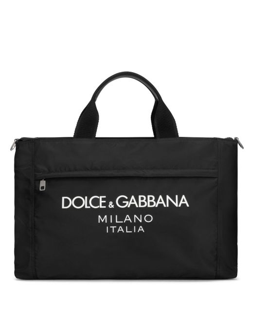 Dolce & Gabbana logo-print tote bag