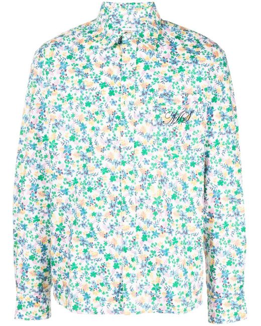 Marine Serre floral-print shirt