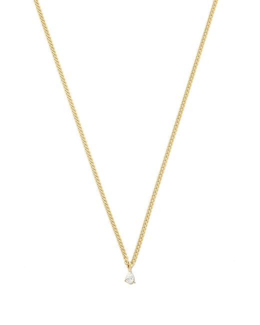 Anita Ko 18kt yellow small diamond chain-link necklace
