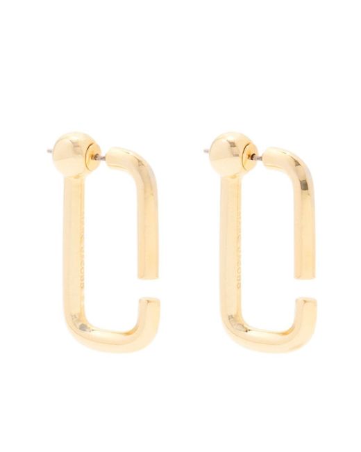 Marc Jacobs chunky flat hoop earrings