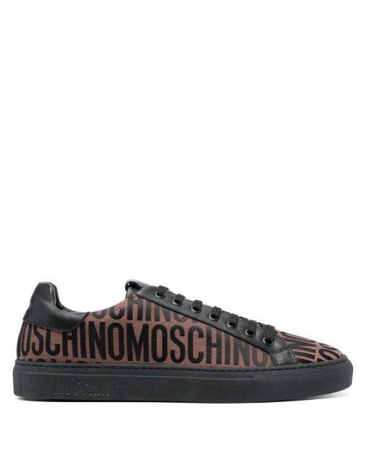 Moschino logo-jacquard low-top sneakers