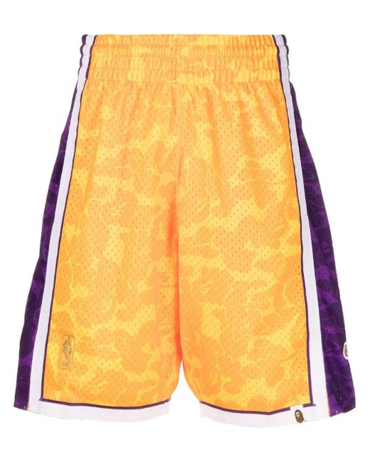 A Bathing Ape x MN Los Angeles Lakers Jersey shorts