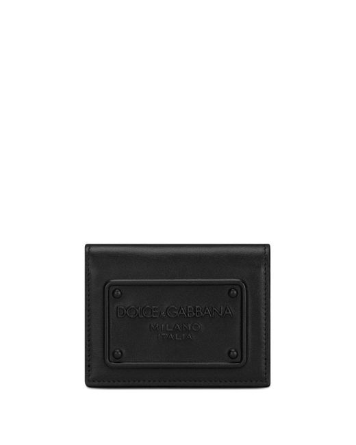Dolce & Gabbana logo-patch folded wallet