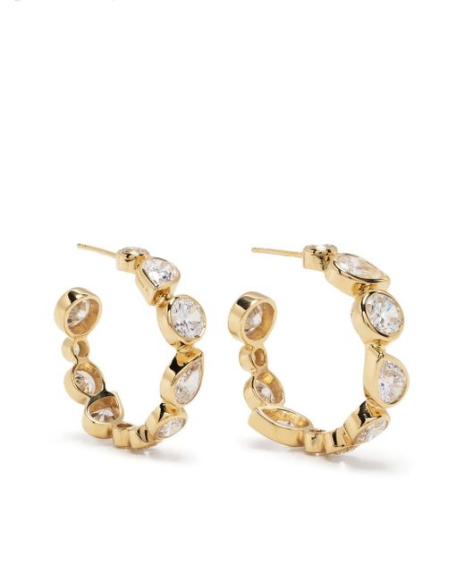 Completedworks crystal-embellished hoop earrings