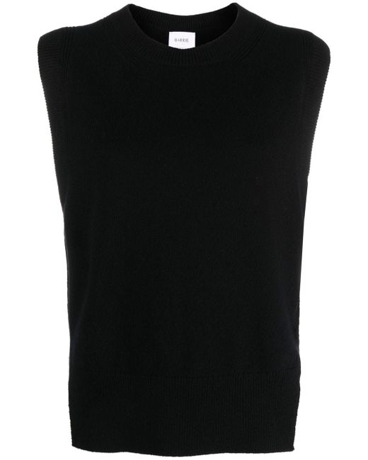 Barrie Iconic sleeveless cashmere jumper