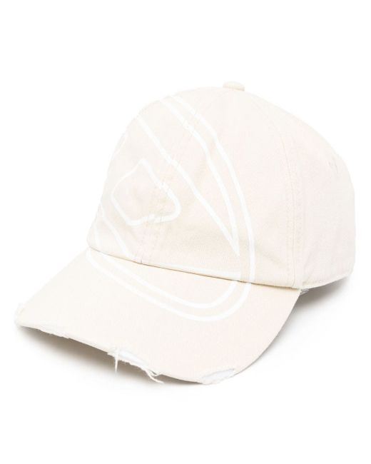 Diesel logo-print cotton cap
