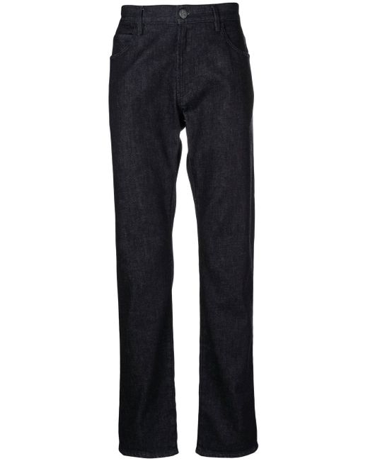Giorgio Armani five-pocket slim-fit jeans
