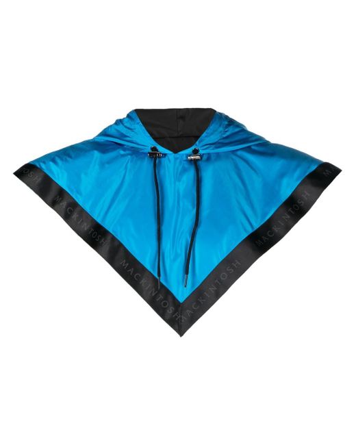 Mackintosh draswtring cape hoodie