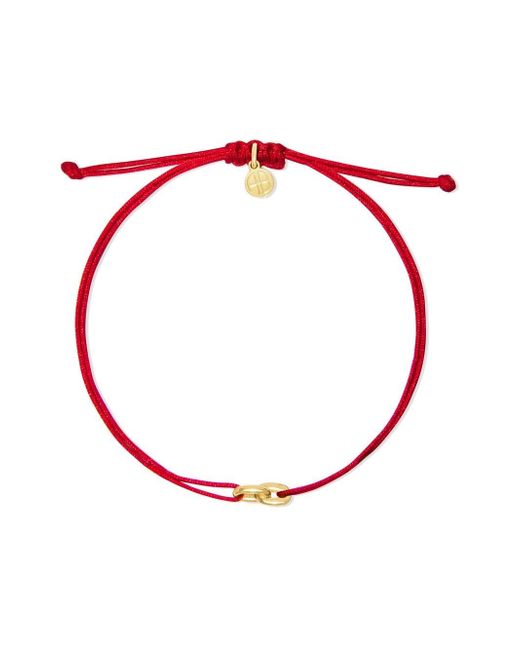 Anine Bing 14kt yellow String Link bracelet