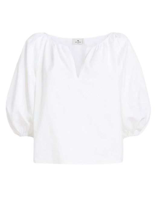 Etro puff-sleeve blouse