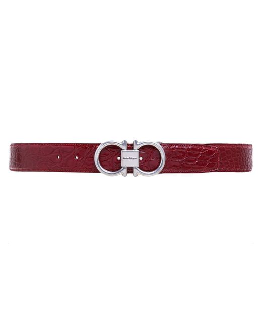 Ferragamo Gancini-buckle adjustable belt