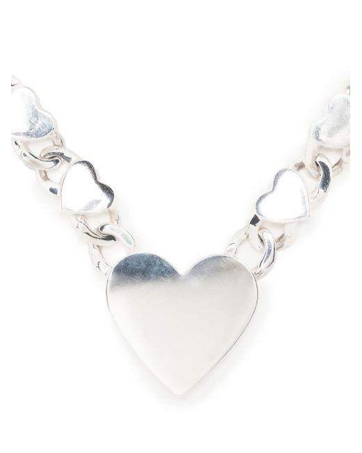 Natasha Zinko heart-charm chain necklace