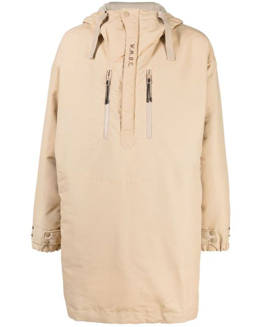 White Mountaineering half zip-up padded coat