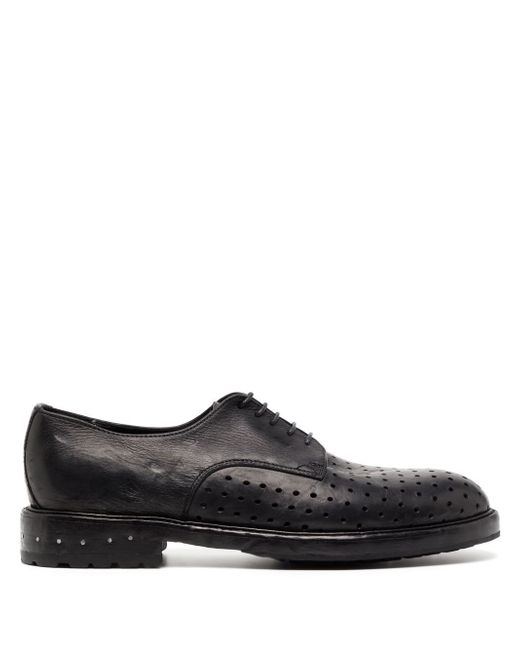 Nicolas Andreas Taralis 30mm perforated leather derby shoes