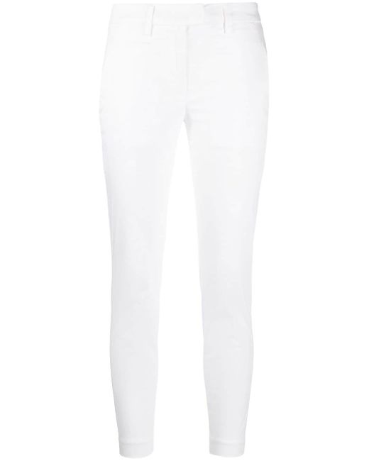 Dondup tapered-leg cropped trousers
