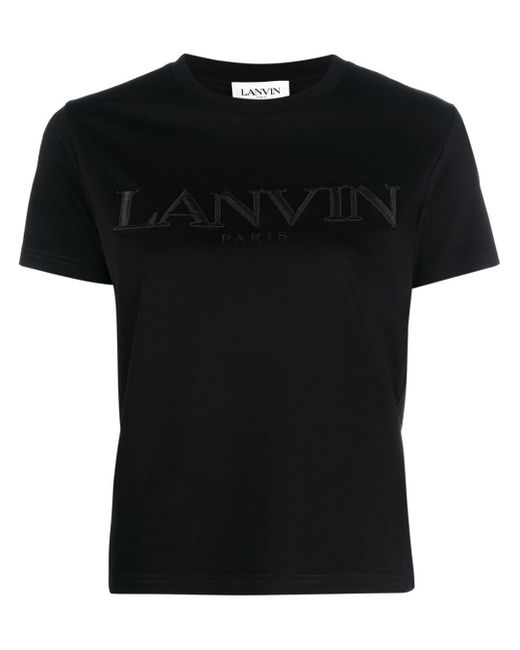 Lanvin logo-lettering cotton T-shirt