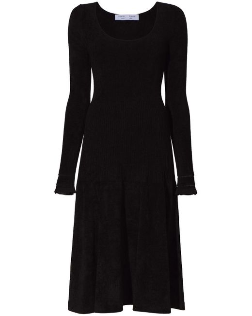 Proenza Schouler White Label chenille-texture knitted dress