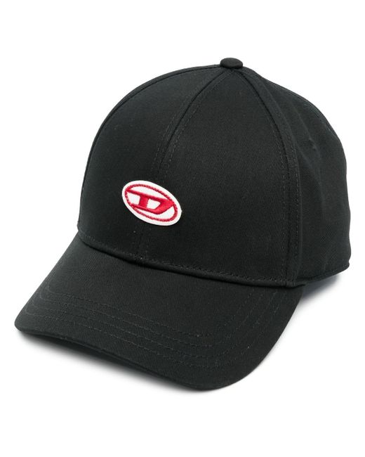 Diesel logo-print cap