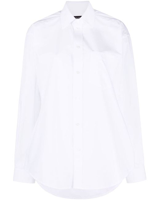 Balenciaga hourglass-shape long-sleeved shirt