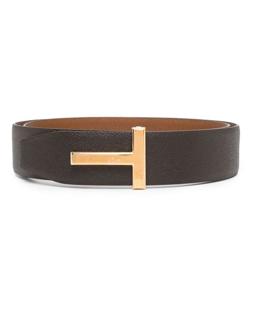 Tom Ford reversible T-buckle leather belt