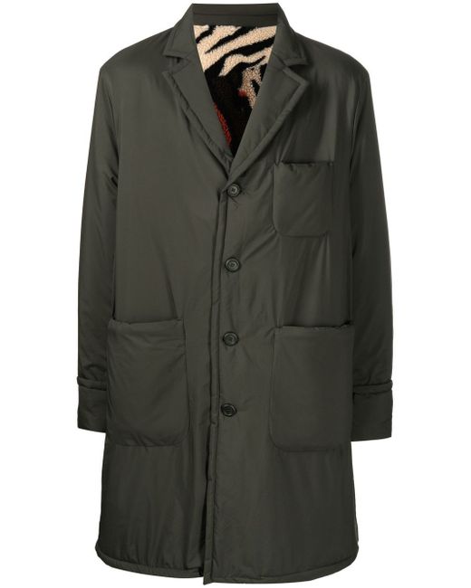 4Sdesigns patch-pockets single-breasted coat