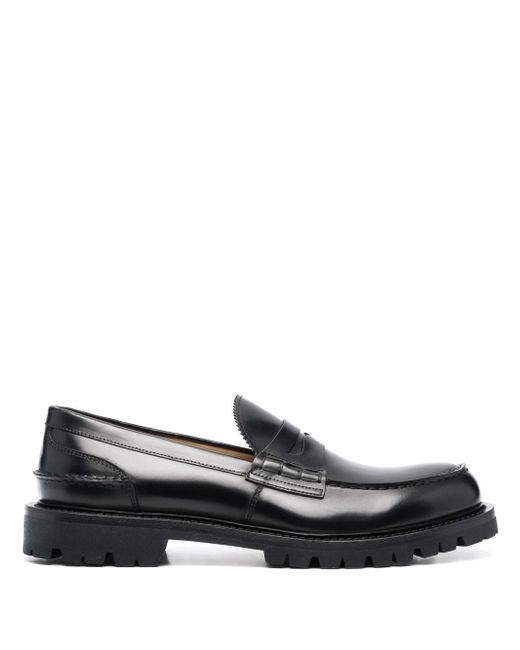 Scarosso chunky-soled leather loafers