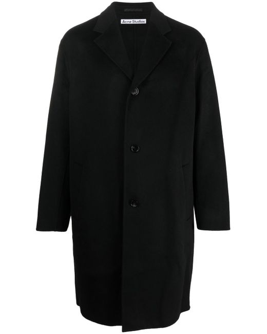 Acne Studios single-breasted mid-length coat