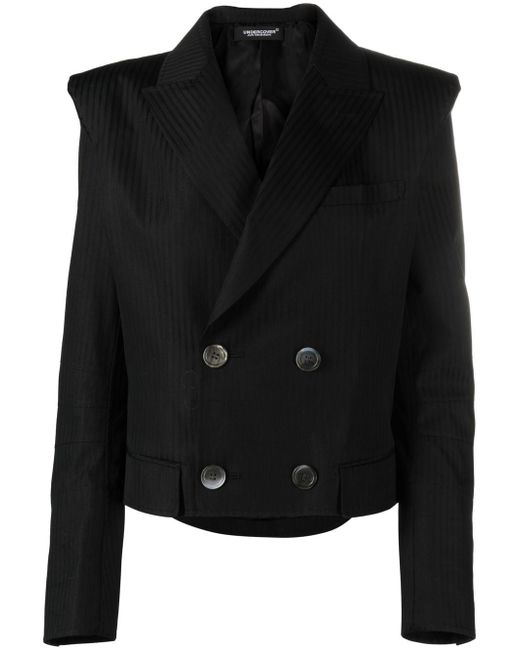 Undercover double-breasted cropped blazer