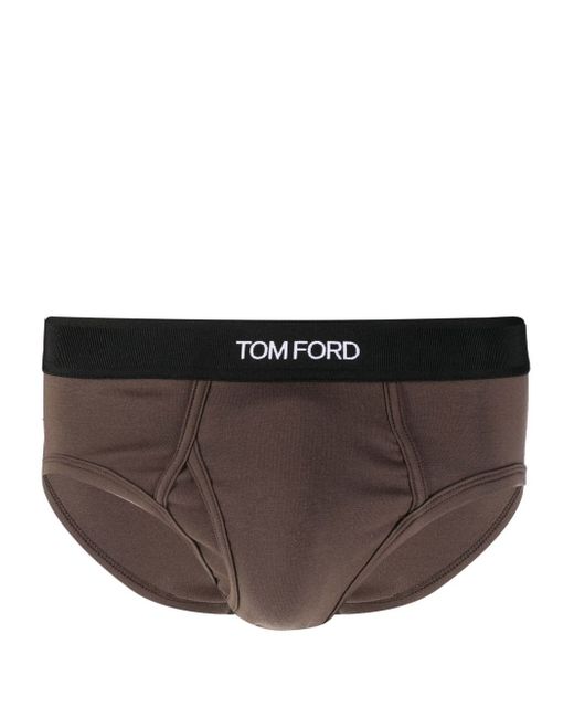 Tom Ford logo-waist boxer briefs