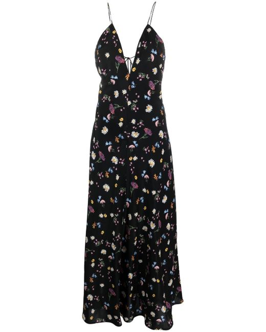 Stella McCartney floral-print silk maxi dress