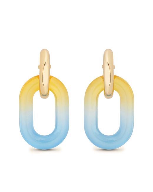 Paco Rabanne XL Link double-hoop earrings