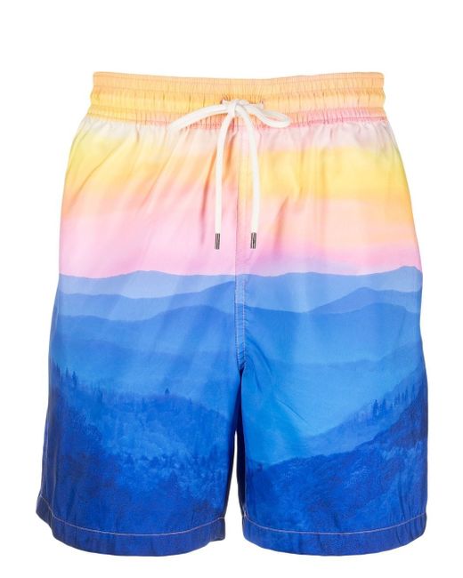 Polo Ralph Lauren graphic-print swim shorts