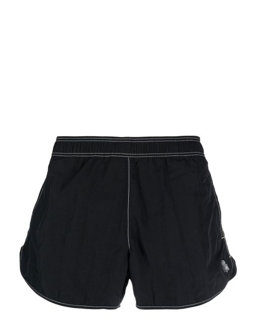 Isabel Marant logo-patch swim shorts