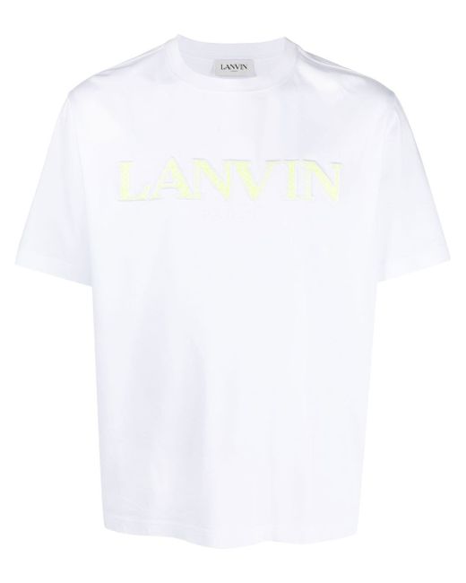 Lanvin raised-logo cotton T-shirt