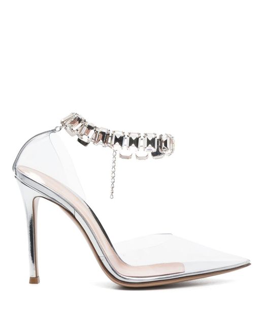 Gianvito Rossi crystal-embellished pumps