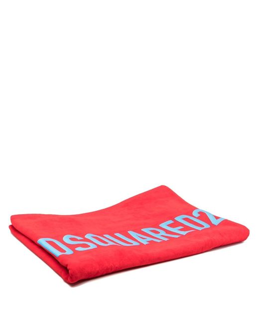 Dsquared2 logo-print cotton towel