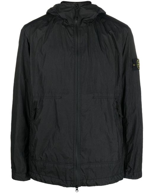 Stone Island zip-up hooded jacket