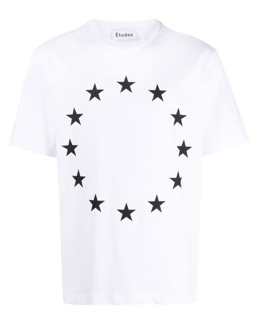 Etudes star-print organic cotton T-shirt