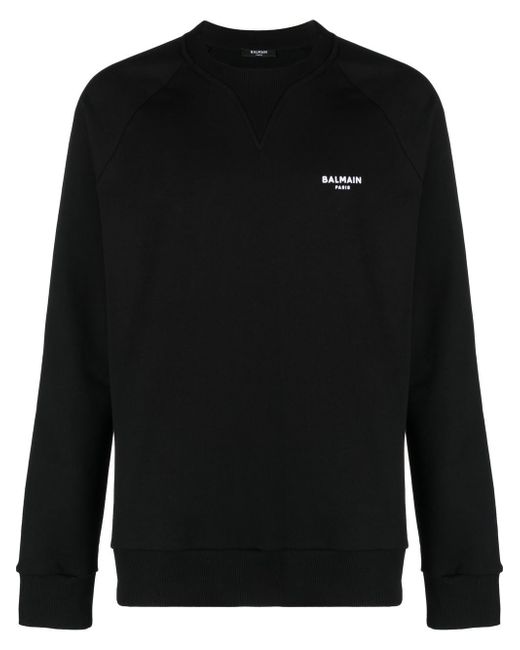 Balmain logo-print sweatshirt