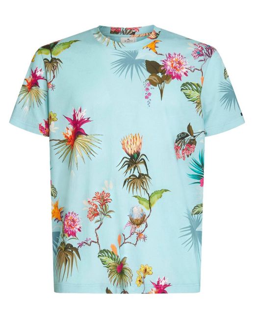 Etro all-over graphic-print T-shirt