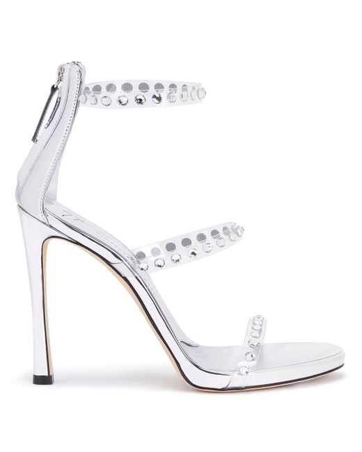 Giuseppe Zanotti Design crystal-embellished stiletto sandals