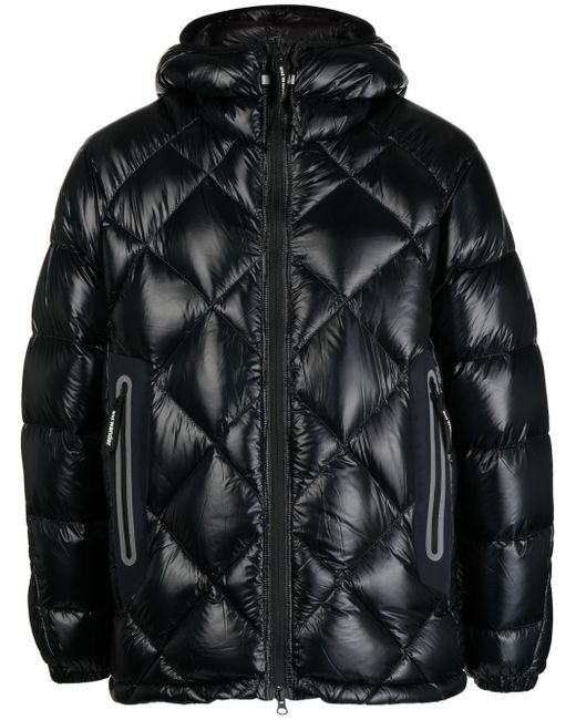 And Wander hooded padded jacket