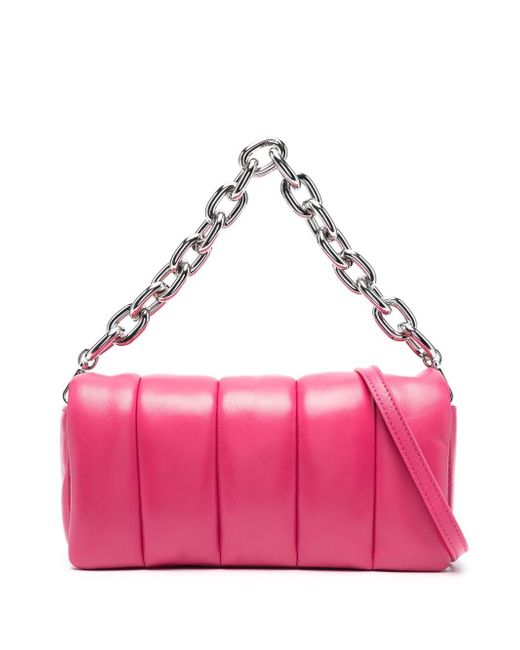Stand Studio Hera quilted leather clutch bag