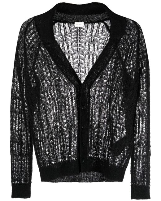 Saint Laurent button-down fitted cardigan