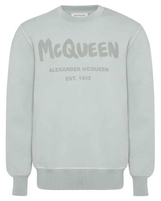 Alexander McQueen Graffiti logo-print sweatshirt